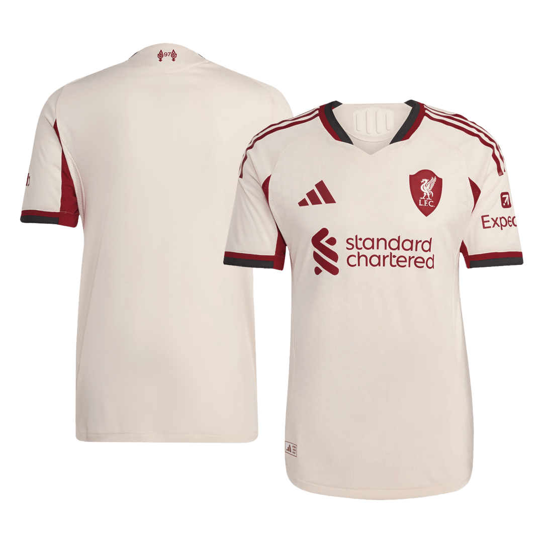 Men's Liverpool 2025/26 Player Version Away Soccer Jersey - Slim Fit