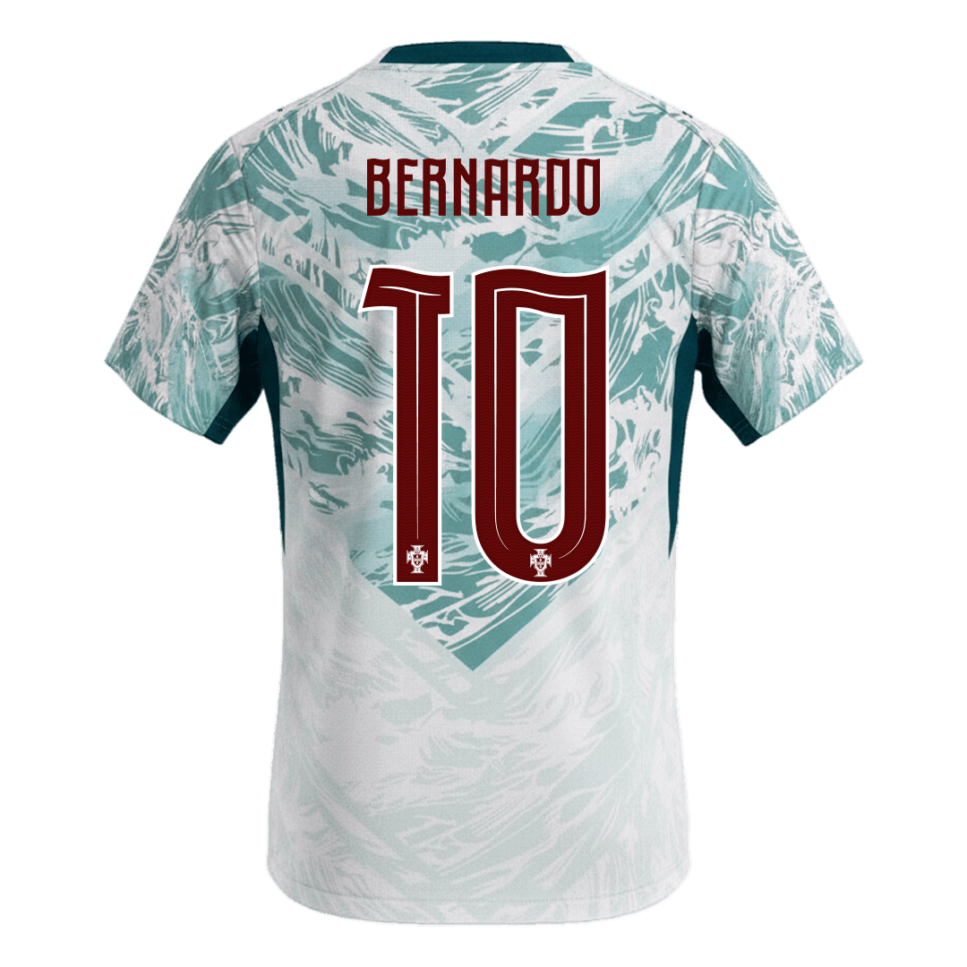 BERNARDO #10 Men's Portugal World Cup 2026 Away Soccer Jersey