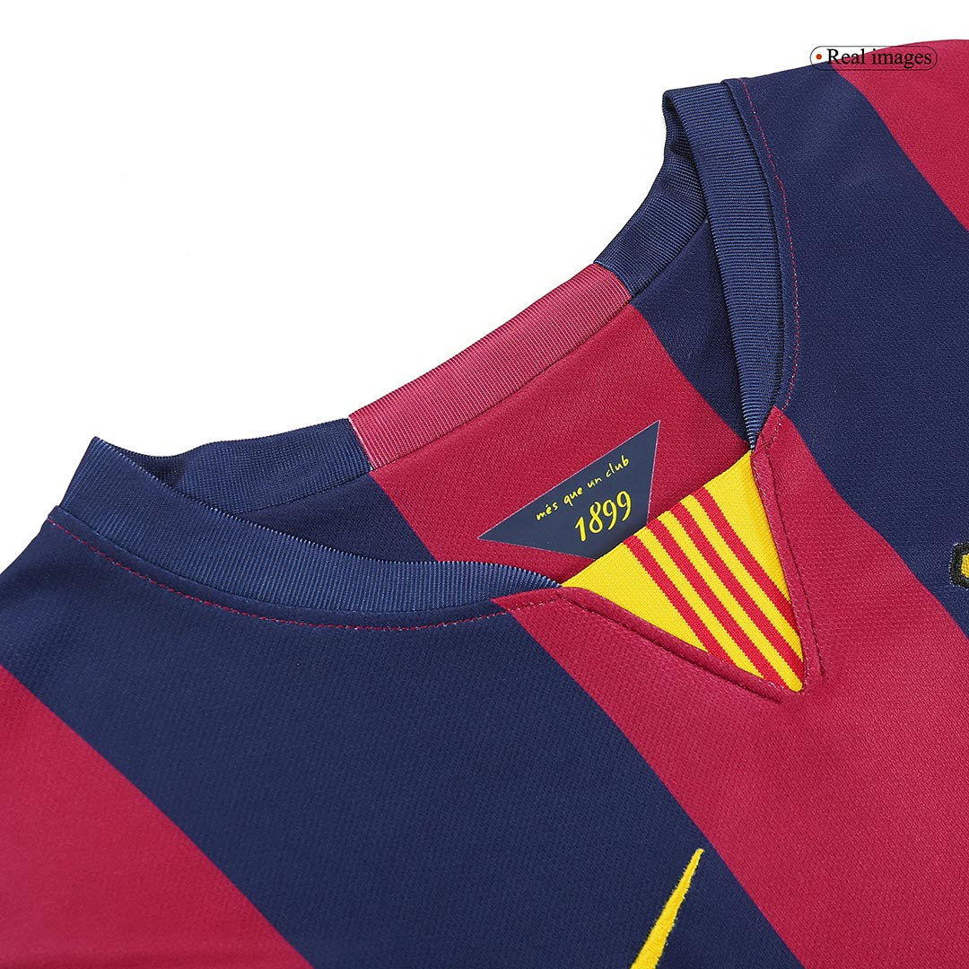 Retro Men's Barcelona 2014/15 Home Soccer Jersey