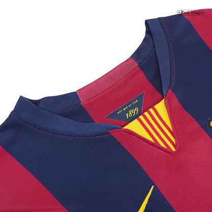 Retro Men's Barcelona 2014/15 Home Soccer Jersey