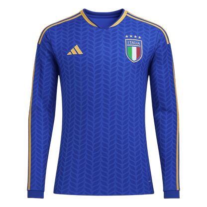 Men's Italy World Cup 2026 Home Long Sleeve Soccer Jersey