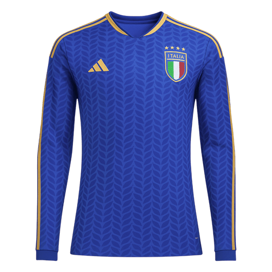 Men's Italy World Cup 2026 Home Long Sleeve Soccer Jersey