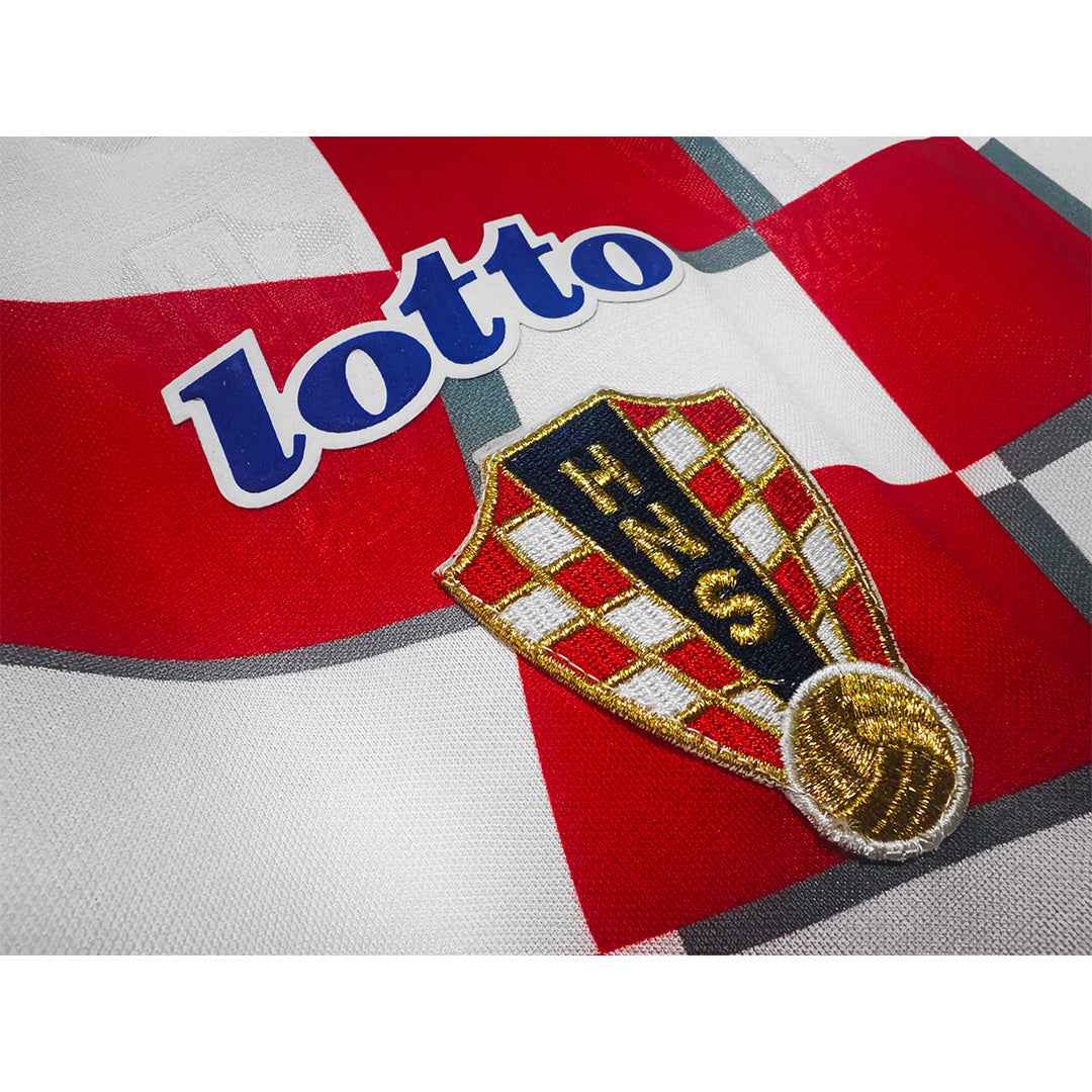 Retro Men's Croatia World Cup 1998 Home Soccer Jersey