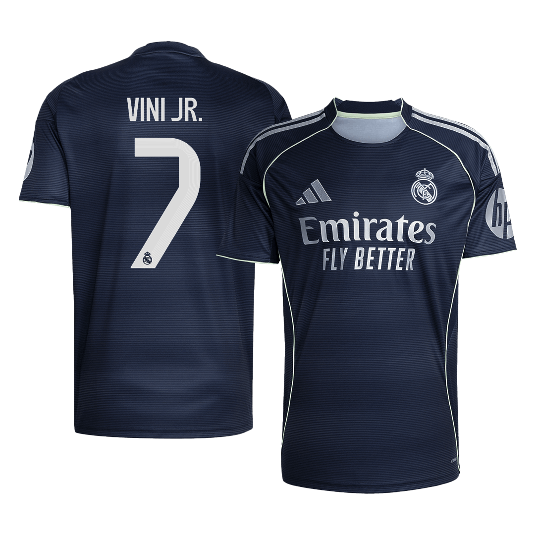 VINI JR. #7 Men's Real Madrid 2025/26 Away Soccer Jersey [PREMIUM]
