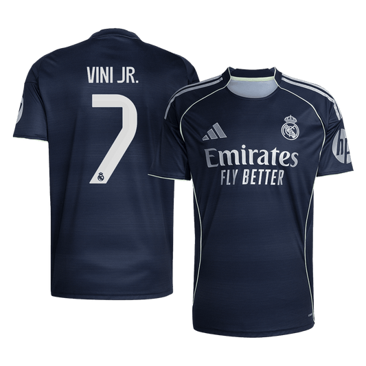 VINI JR. #7 Men's Real Madrid 2025/26 Away Soccer Jersey [PREMIUM]