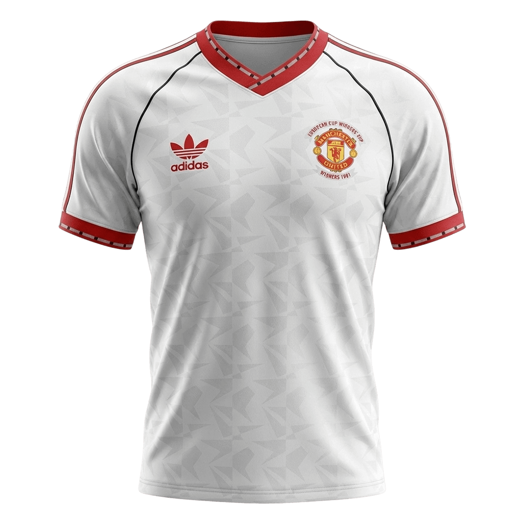 Retro Men's Manchester United 1991 Away Soccer Jersey