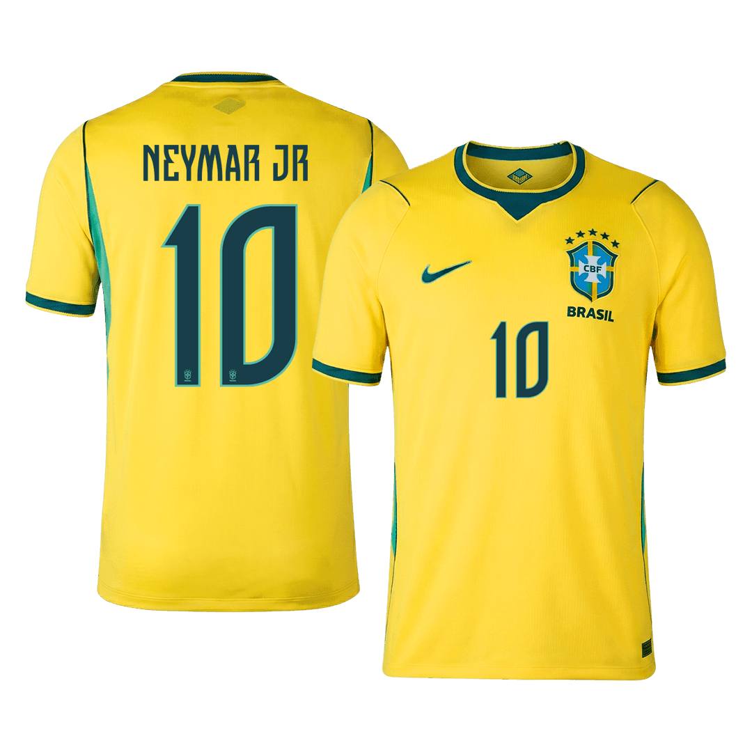 NEYMAR JR #10 Men's Brazil World Cup 2026 Home Soccer Jersey [PREMIUM]