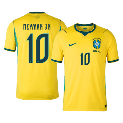 NEYMAR JR #10 Men's Brazil World Cup 2026 Home Soccer Jersey [PREMIUM]