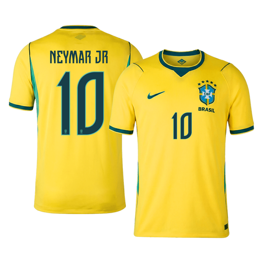 NEYMAR JR #10 Men's Brazil World Cup 2026 Home Soccer Jersey [PREMIUM]