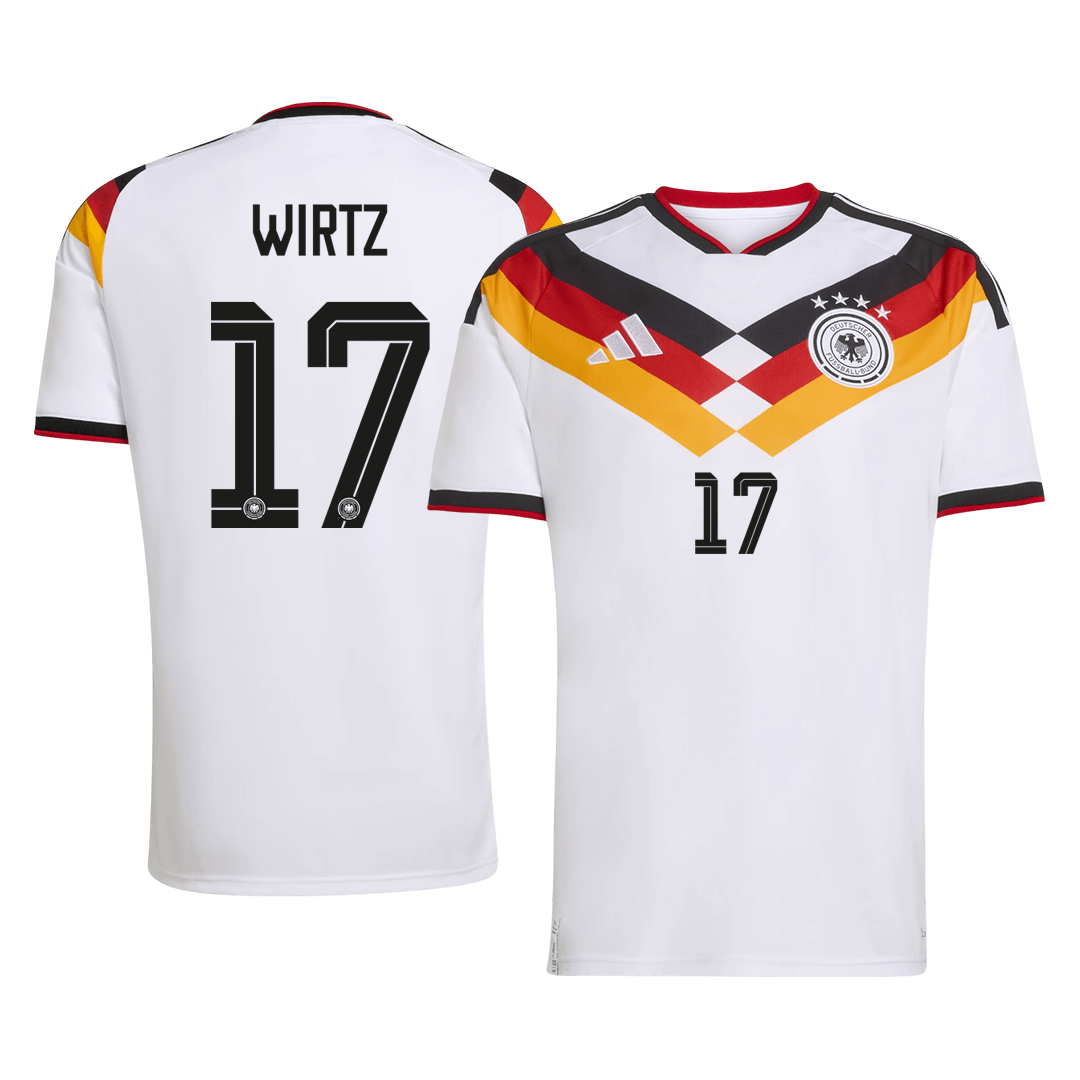 WIRTZ #17 Men's Germany World Cup 2026 Home Soccer Jersey