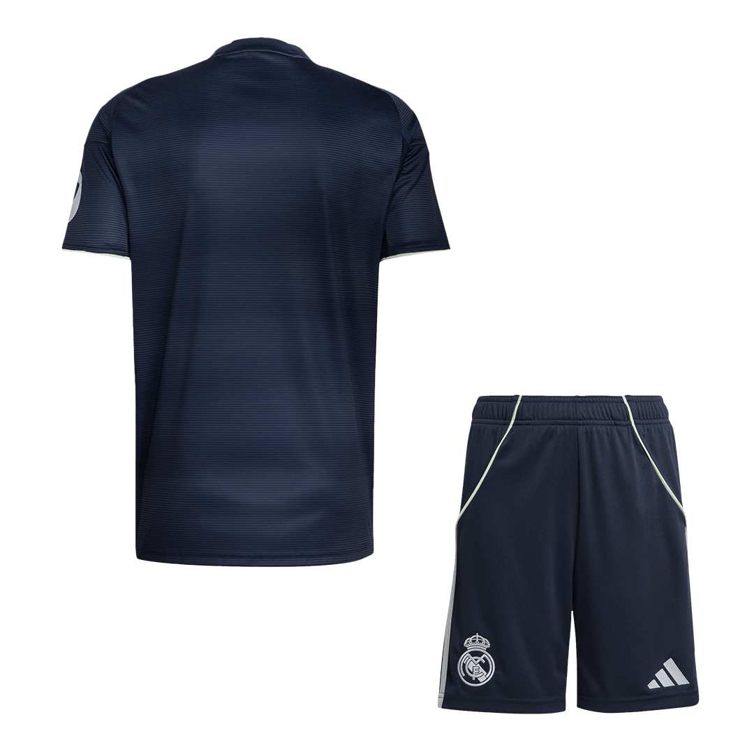 Men's Real Madrid 2025/26 Away Soccer Jersey Kit [PREMIUM]