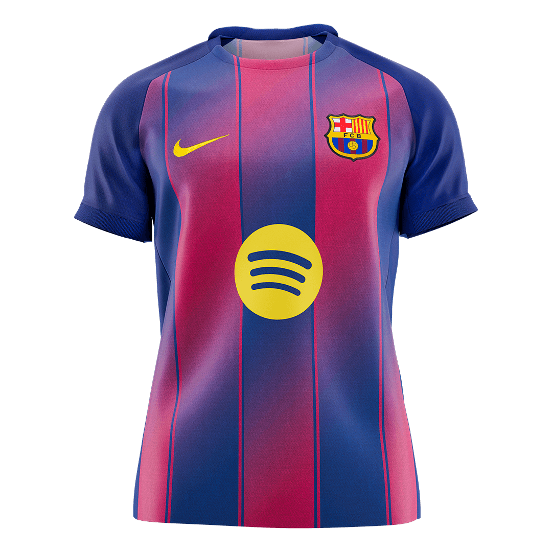 Men's Barcelona 2025/26 Home Soccer Jersey [PREMIUM]