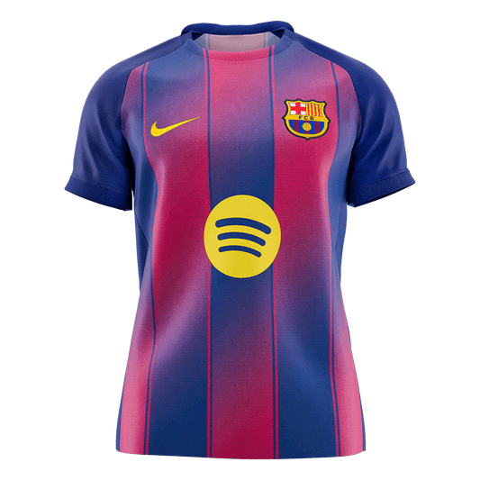 Men's Barcelona 2025/26 Home Soccer Jersey [PREMIUM]