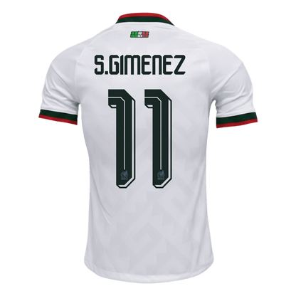 S.GIMENEZ #11 Men's Mexico World Cup 2026 Player Version Away Soccer Jersey - Slim Fit