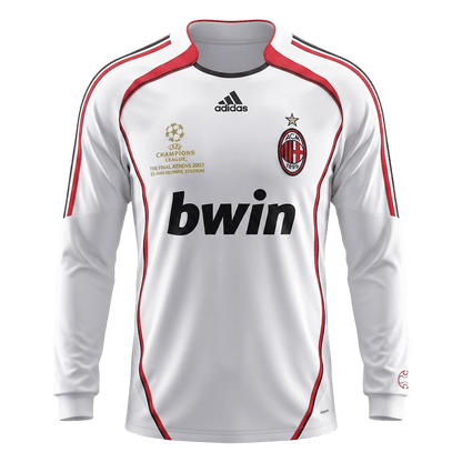 Retro Men's AC Milan 2006/07 Away Long Sleeve Soccer Jersey