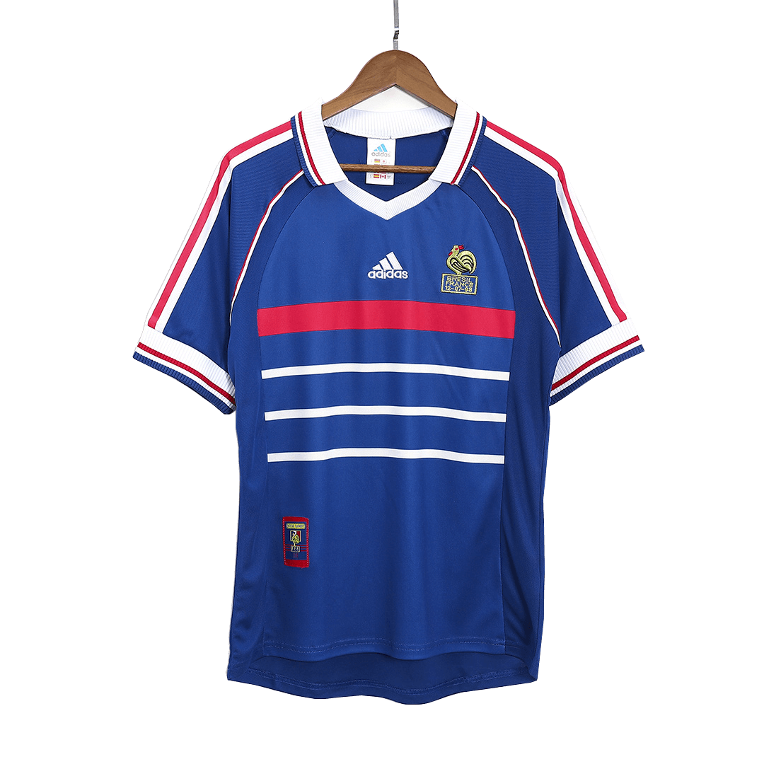 Retro Men's France 1998 Home Soccer Jersey