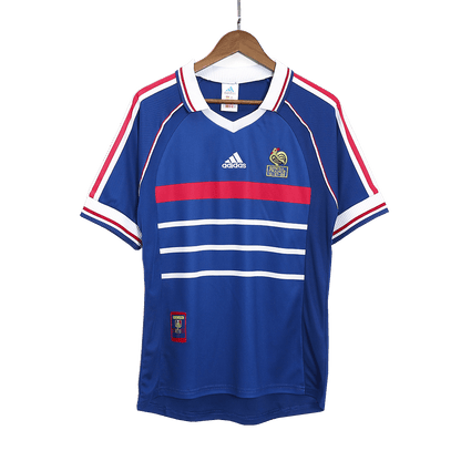 Retro Men's France 1998 Home Soccer Jersey