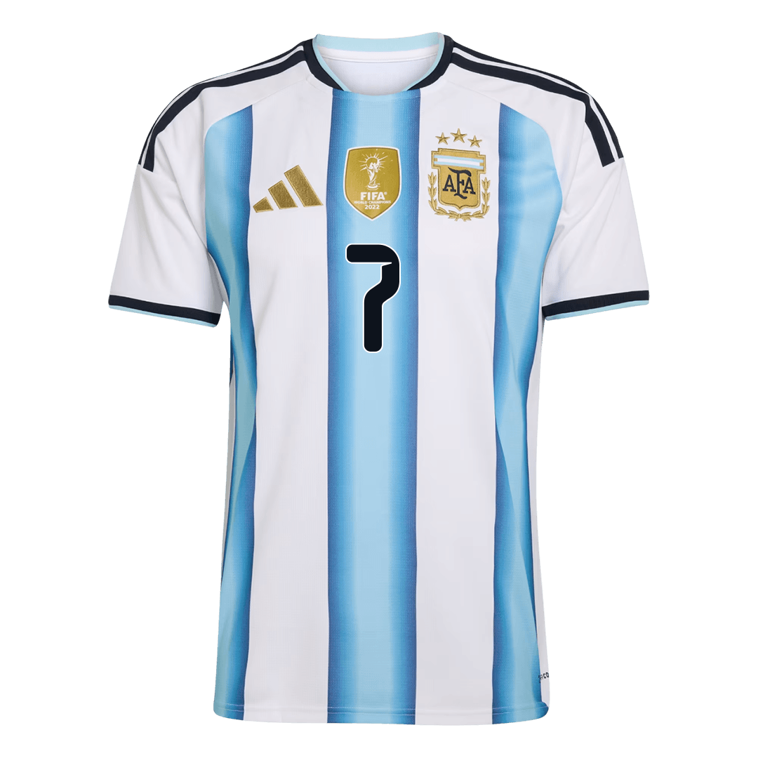 DE PAUL #7 Men's Argentina World Cup 2026 Home Soccer Jersey [PREMIUM]