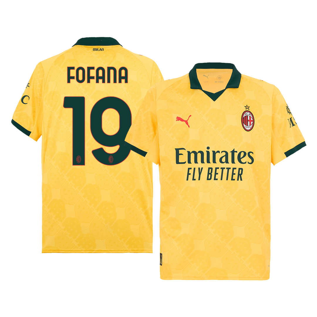 FOFANA #19 Men's AC Milan 2025/26 Third Away Soccer Jersey