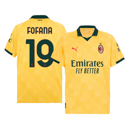 FOFANA #19 Men's AC Milan 2025/26 Third Away Soccer Jersey