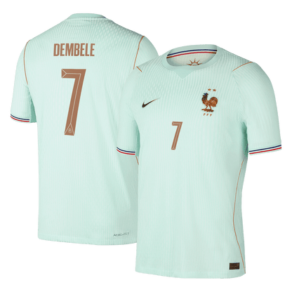 DEMBELE #7 Men's France World Cup 2026 Player Version Away Soccer Jersey - Slim Fit