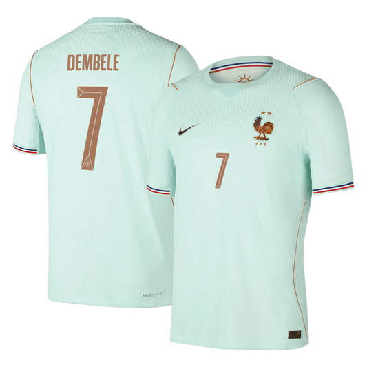 DEMBELE #7 Men's France World Cup 2026 Player Version Away Soccer Jersey - Slim Fit
