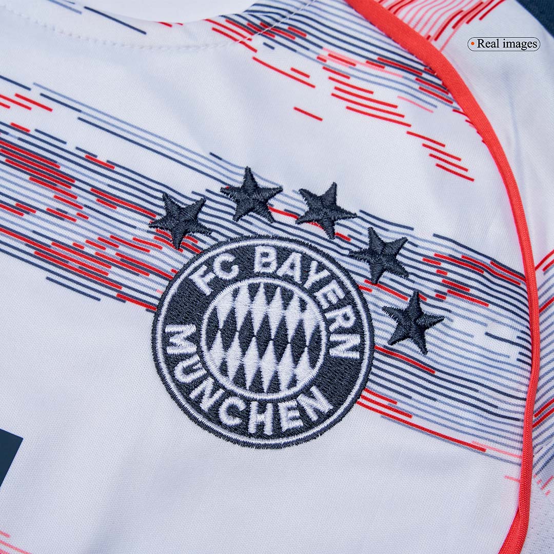 Kid's Bayern Munich 2025/26 Away Soccer Jersey Full Kit
