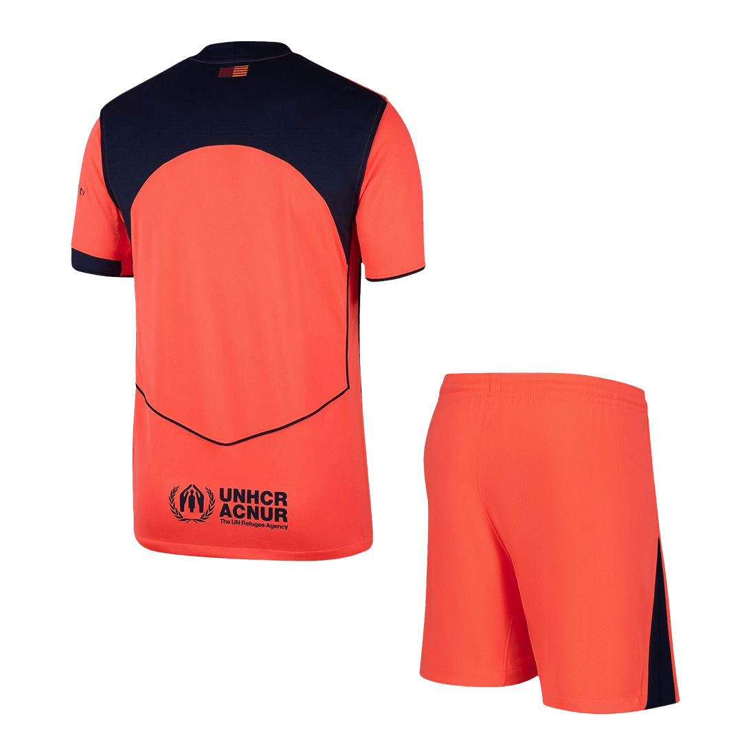 Men's Barcelona 2025/26 Third Away Soccer Jersey Kit
