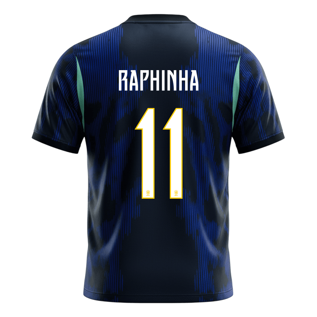 RAPHINHA #11 Men's Brazil World Cup 2026 Away Soccer Jersey