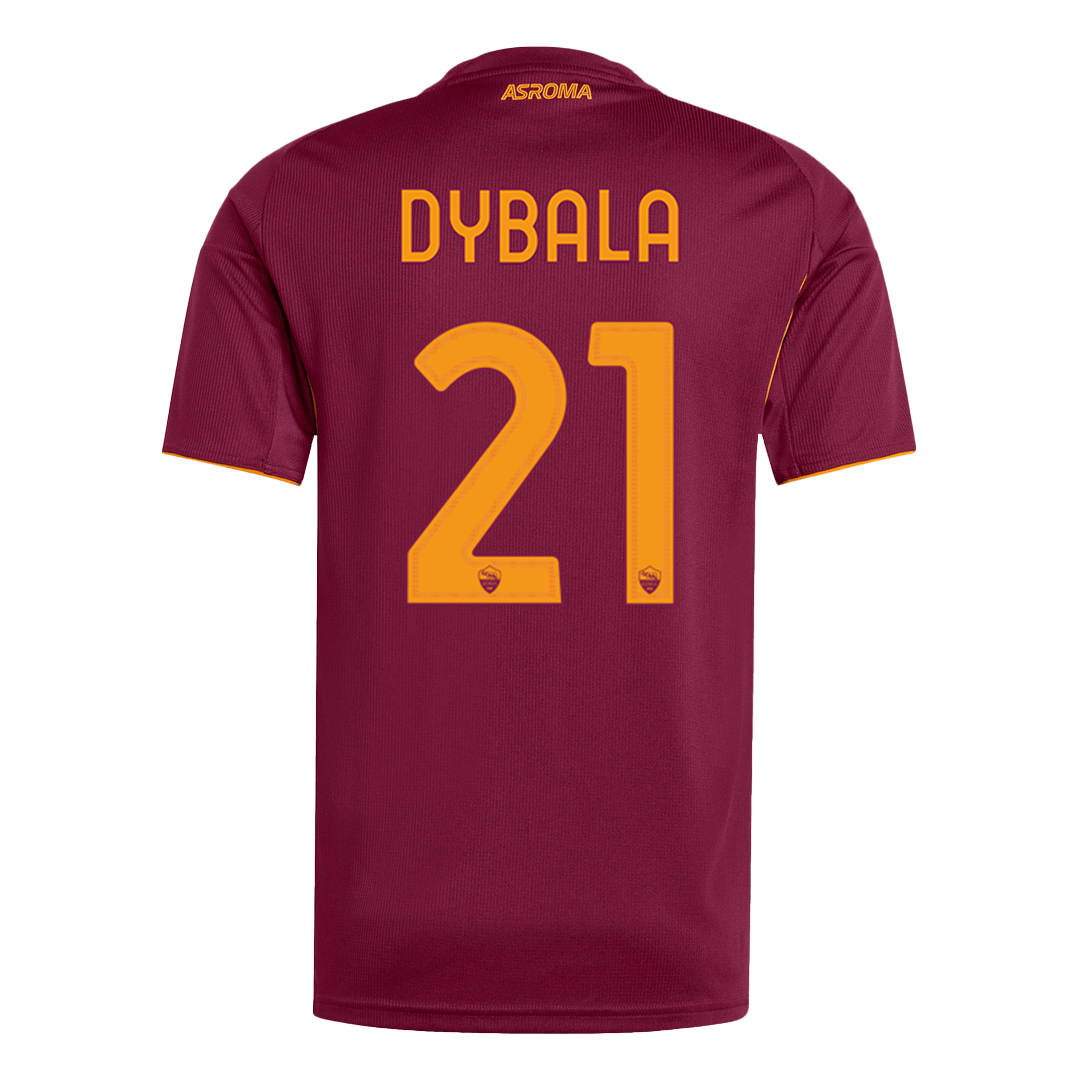 DYBALA #21 Men's Roma 2025/26 Home Soccer Jersey