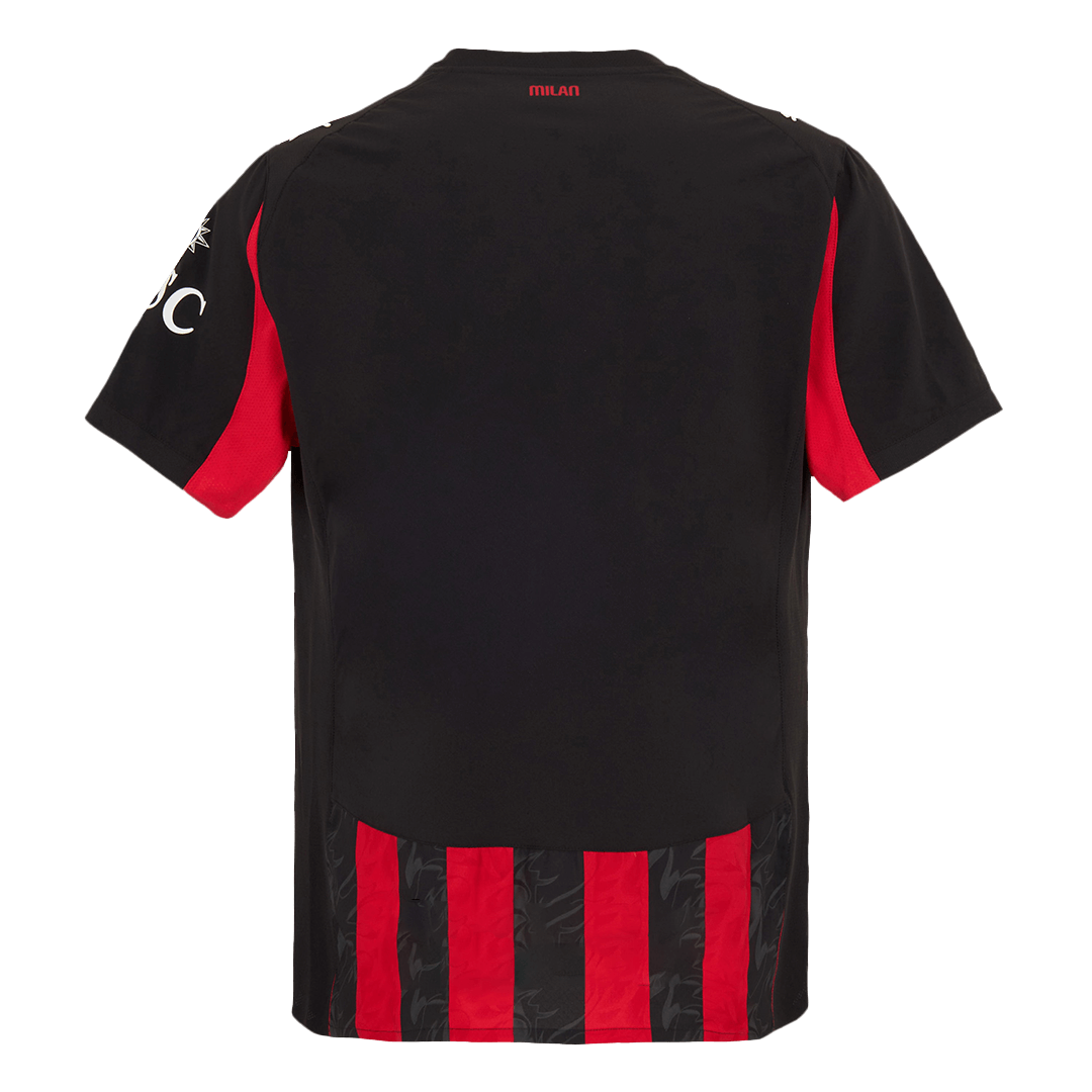 Men's AC Milan 2025/26 Player Version Home Soccer Jersey - Slim Fit