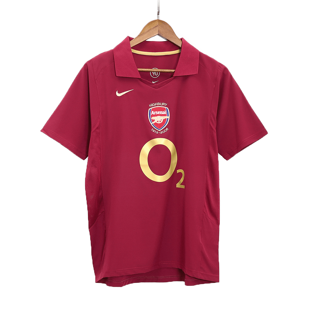 Retro Men's Arsenal 2005/06 Home Soccer Jersey
