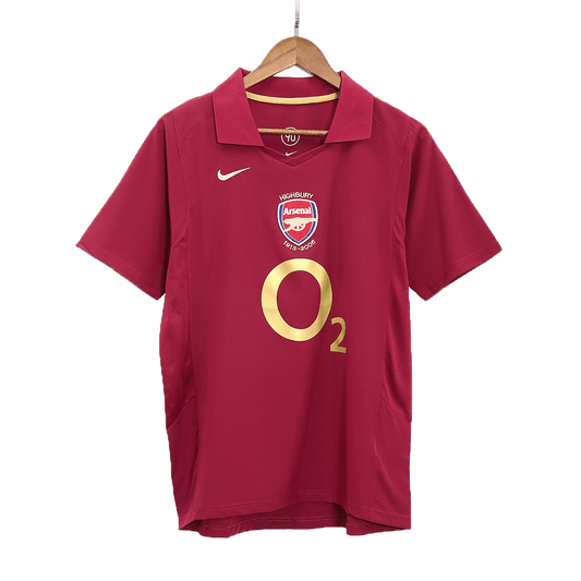 Retro Men's Arsenal 2005/06 Home Soccer Jersey
