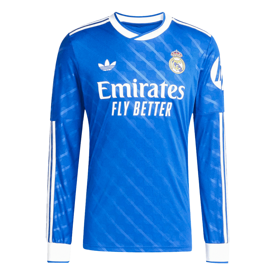 Men's Real Madrid 2025/26 Third Away Long Sleeve Soccer Jersey