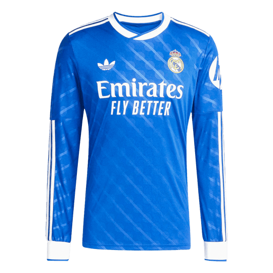 Men's Real Madrid 2025/26 Third Away Long Sleeve Soccer Jersey