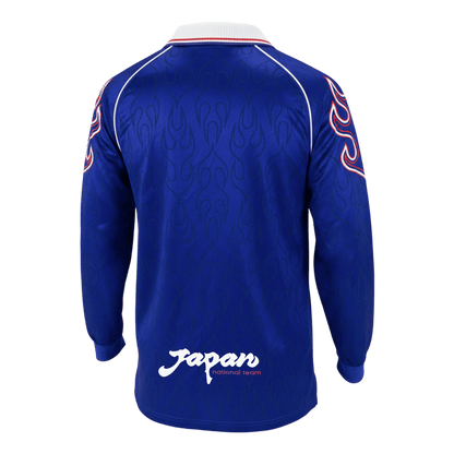 Retro Men's Japan World Cup 1998 Home Long Sleeve Soccer Jersey