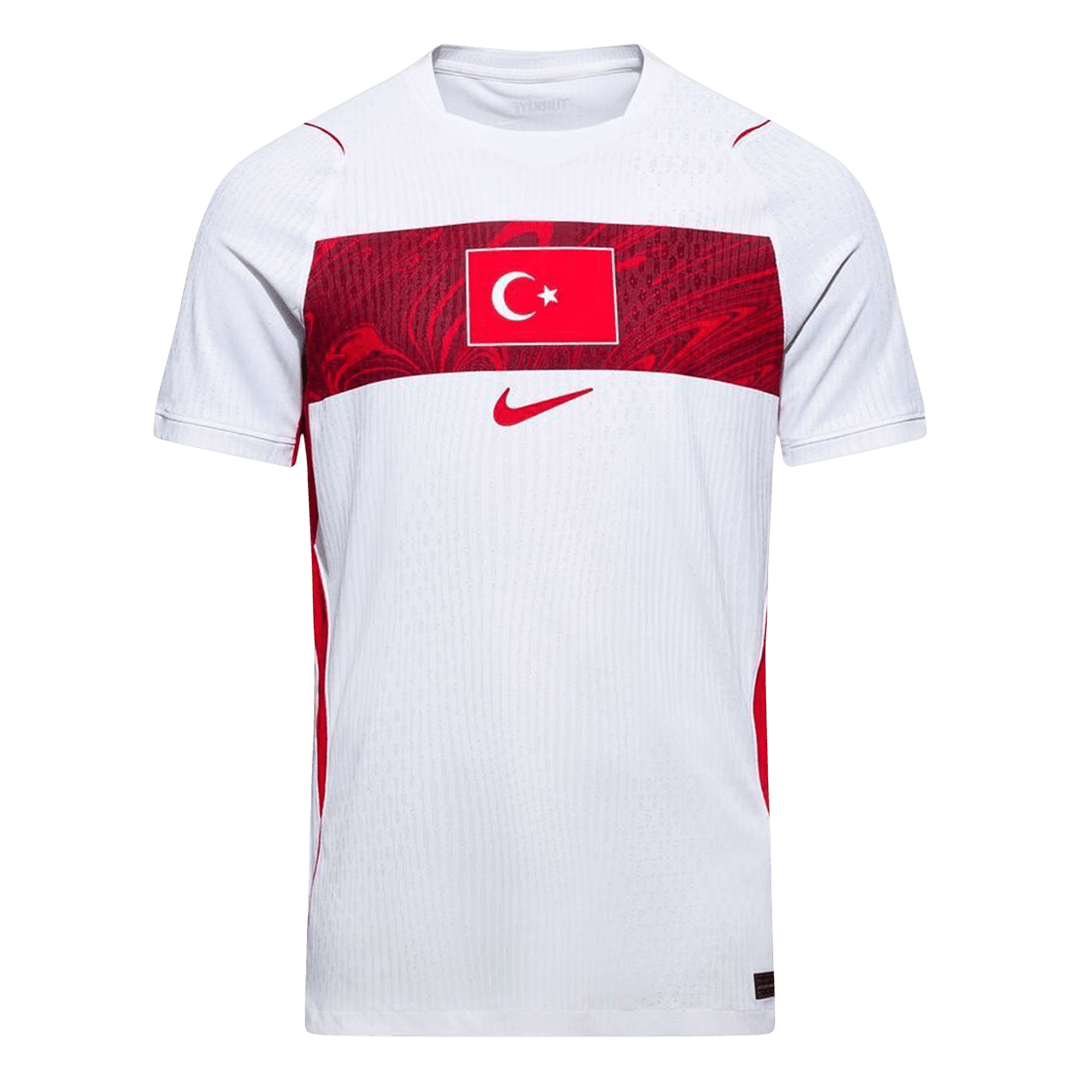 Men's Turkey World Cup 2026 Player Version Away Soccer Jersey - Slim Fit