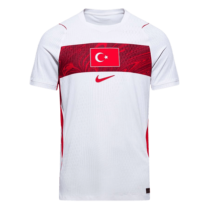 Men's Turkey World Cup 2026 Player Version Away Soccer Jersey - Slim Fit