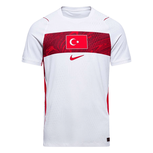 Men's Turkey World Cup 2026 Player Version Away Soccer Jersey - Slim Fit