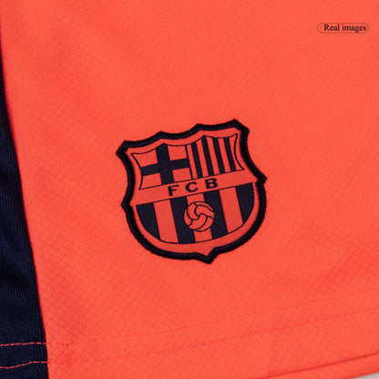 Kid's Barcelona 2025/26 Third Away Soccer Jersey Full Kit