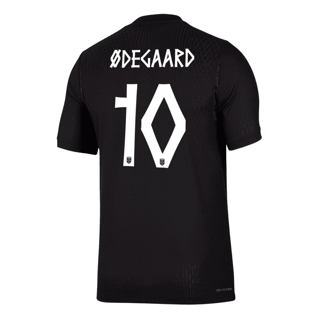 ØDEGAARD #10 Men's Norway World Cup 2026 Player Version Away Soccer Jersey - Slim Fit