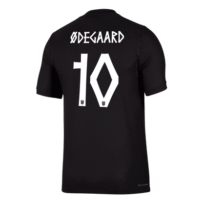ØDEGAARD #10 Men's Norway World Cup 2026 Player Version Away Soccer Jersey - Slim Fit