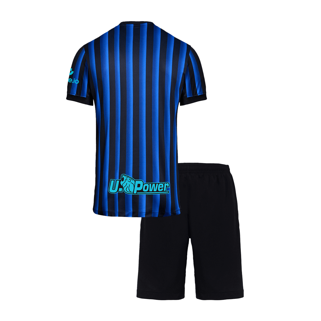 Kid's Inter Milan 2025/26 Home Soccer Jersey Kit