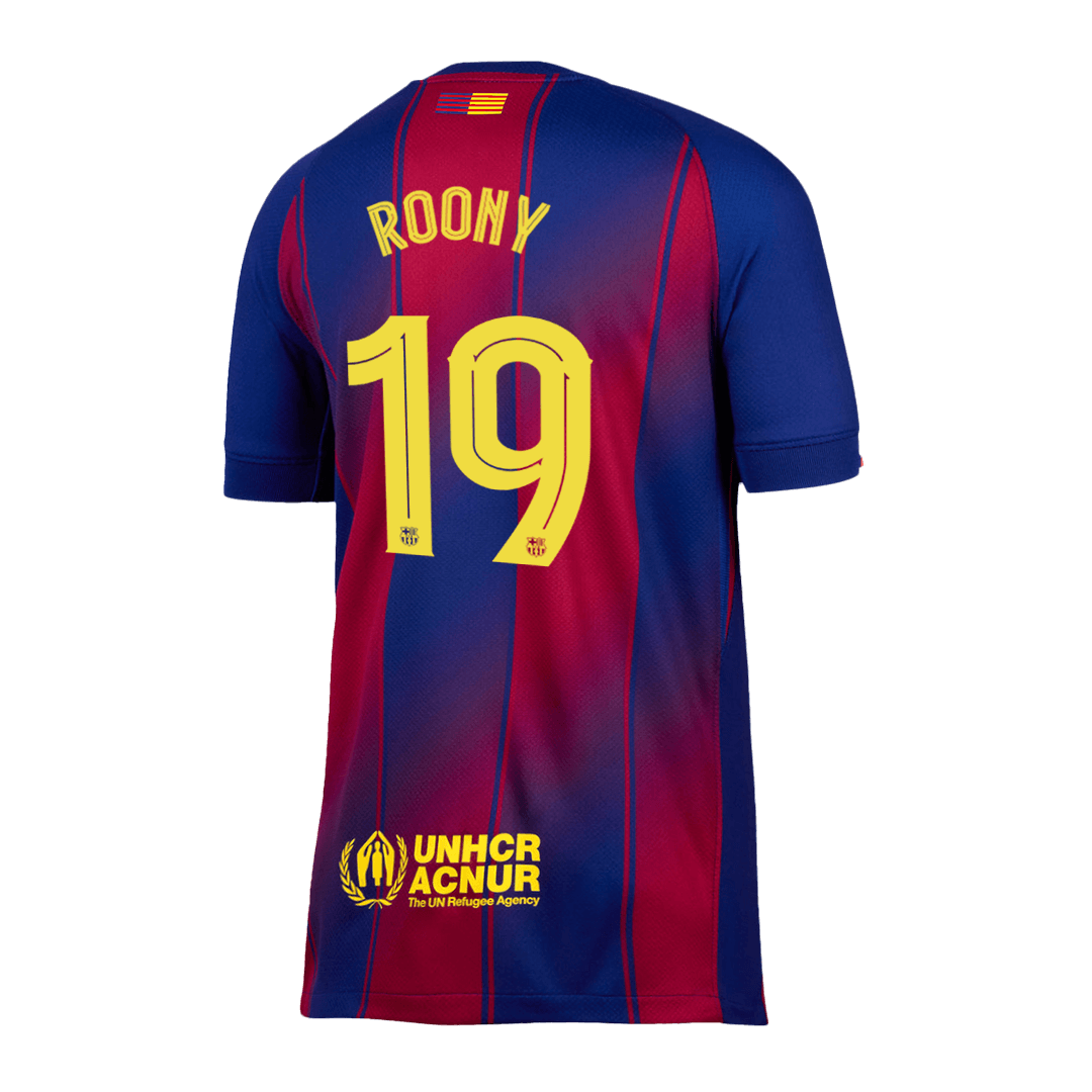 ROONY #19 Men's Barcelona UCL 2025/26 Home Soccer Jersey [PREMIUM]