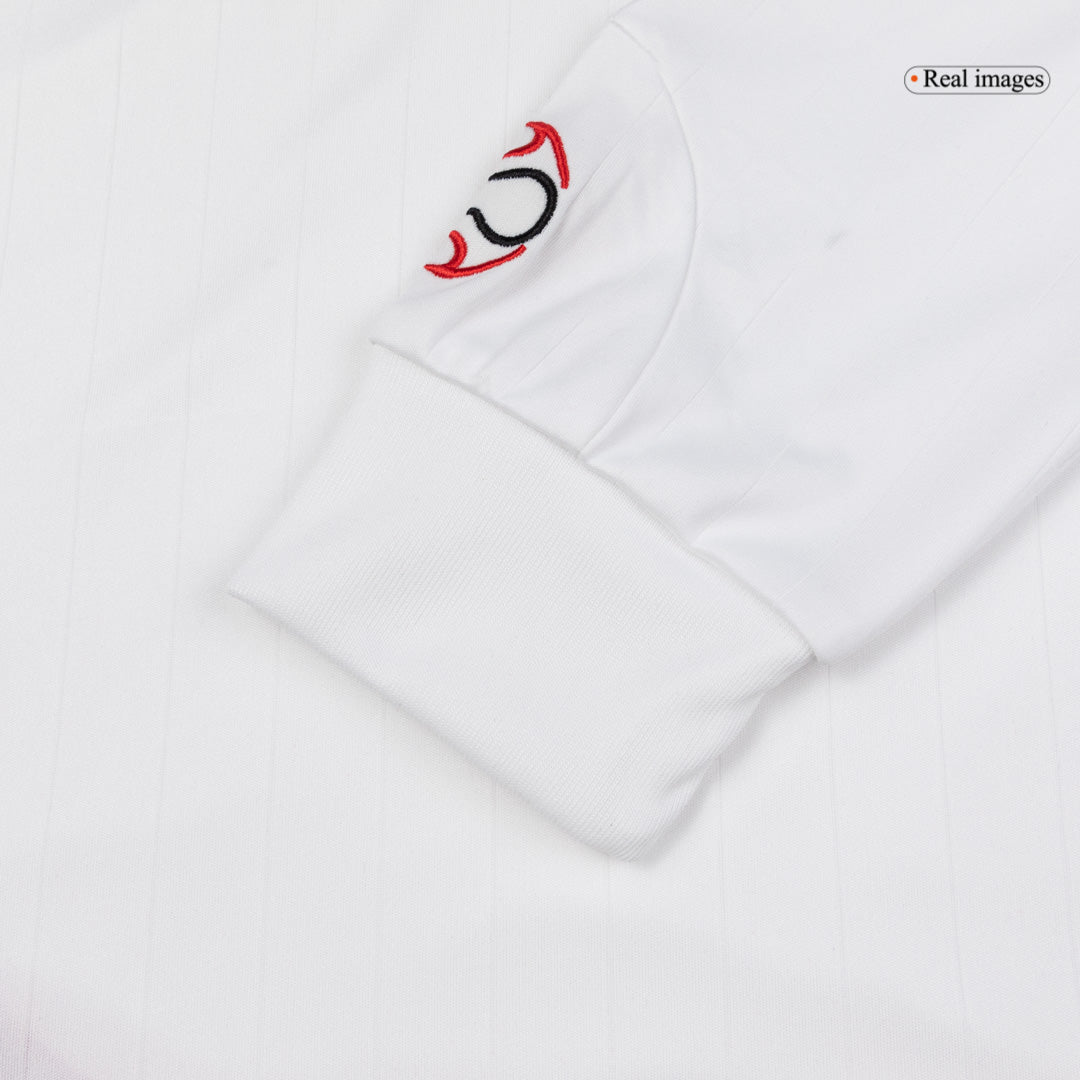 Retro Men's AC Milan 2006/07 Away Long Sleeve Soccer Jersey
