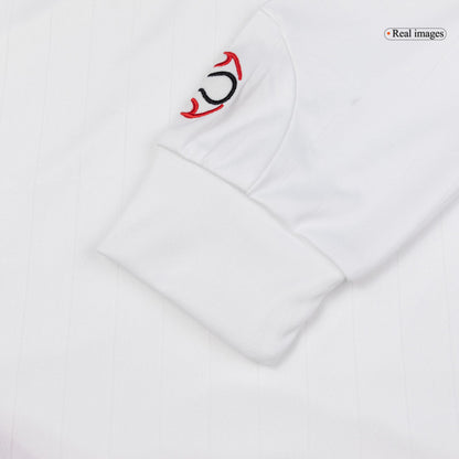 Retro Men's AC Milan 2006/07 Away Long Sleeve Soccer Jersey