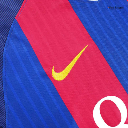 Retro Men's Barcelona 2016/17 Home Soccer Jersey