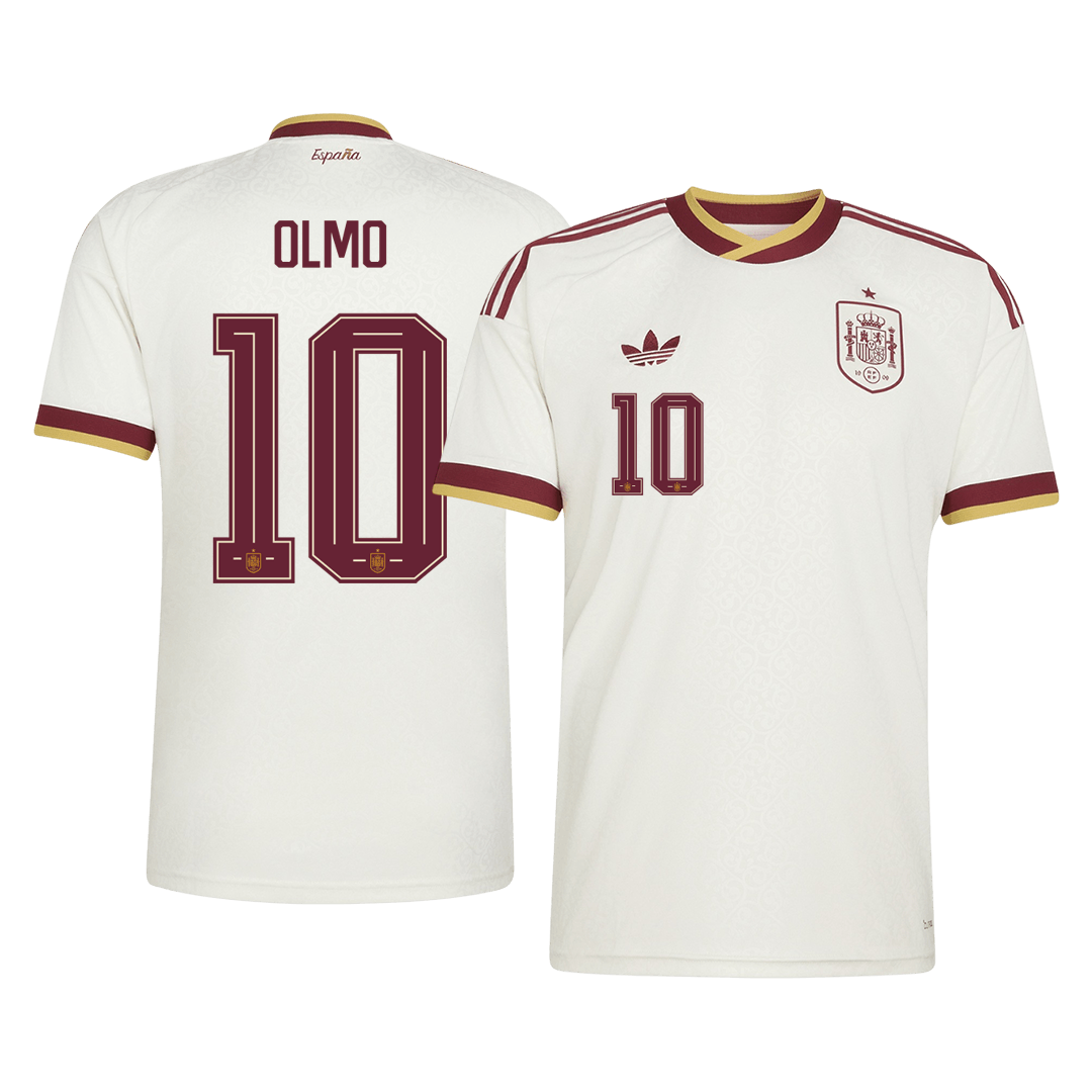 OLMO #10 Men's Spain World Cup 2026 Away Soccer Jersey