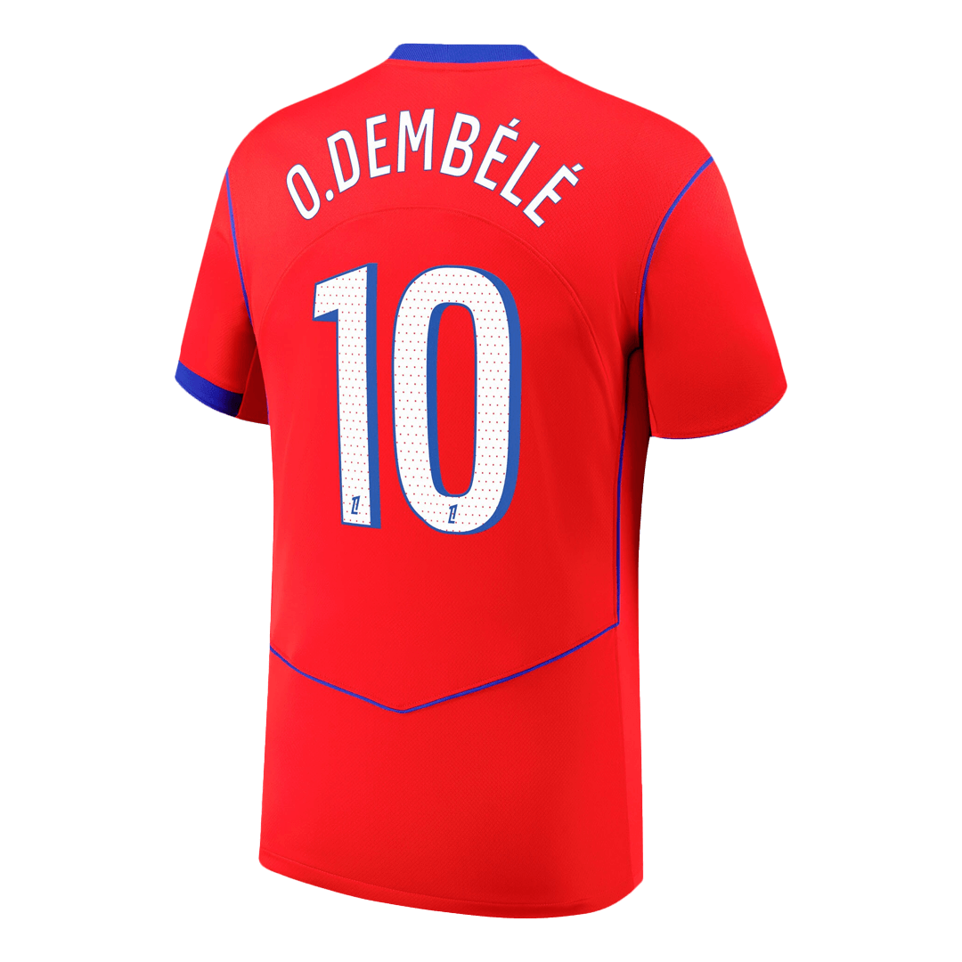 O.DEMBÉLÉ #10 Men's PSG 2025/26 Third Away Soccer Jersey