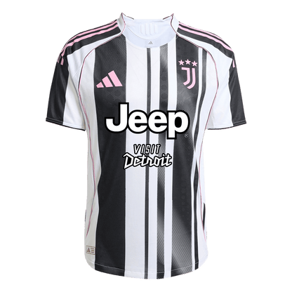 Men's Juventus 2025/26 Player Version Home Soccer Jersey - Slim Fit
